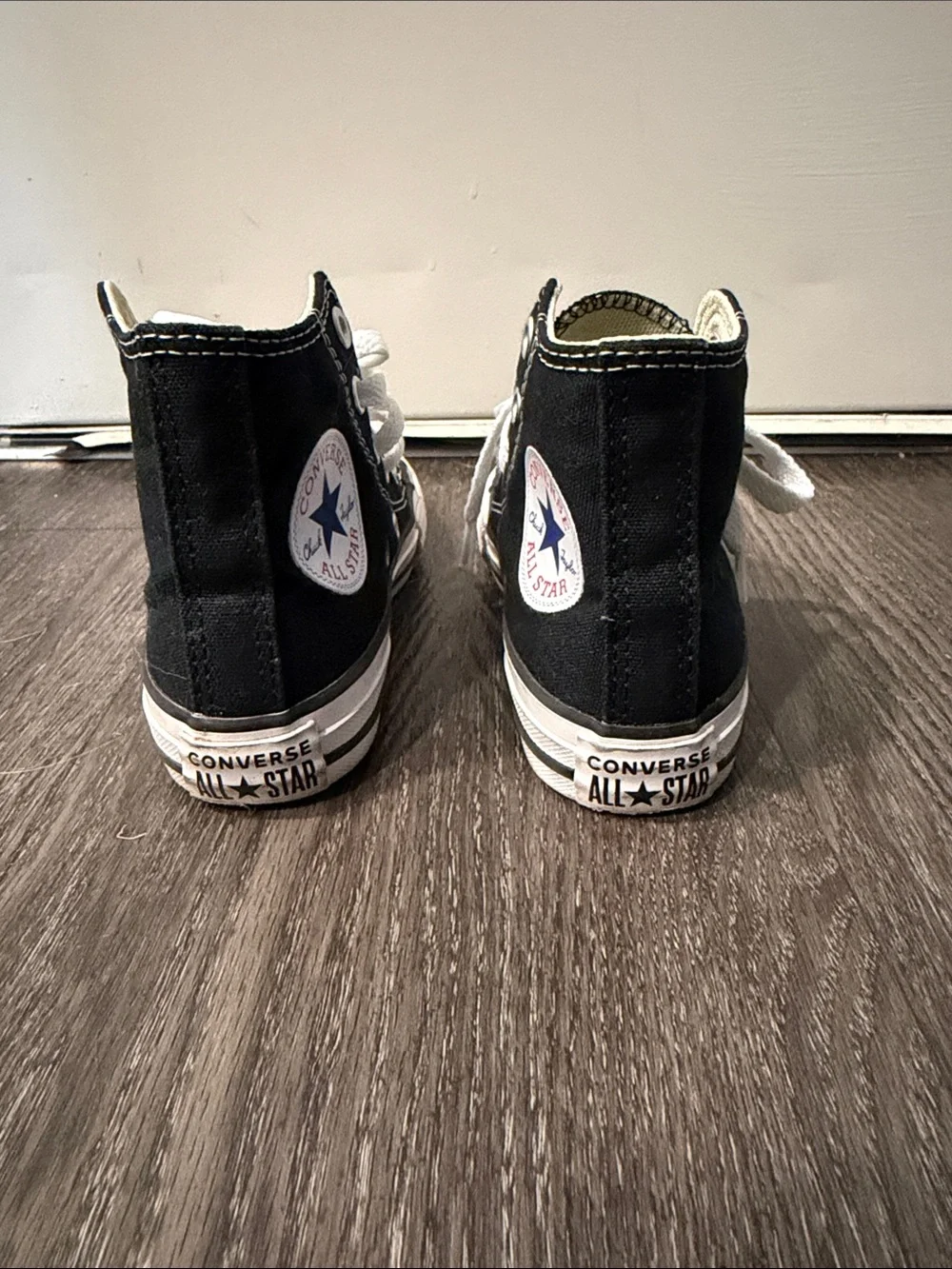 Converse Black & White High Top Sneakers